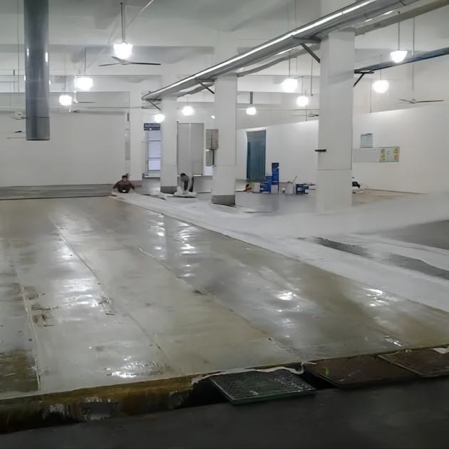 梅河口防腐蚀地坪,环氧玻纤地坪，玻纤工业地坪，环氧玻纤布地坪,乙烯基玻纤布地坪产品图3